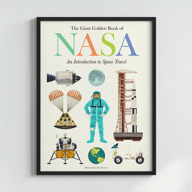 NASA Golden Book Print