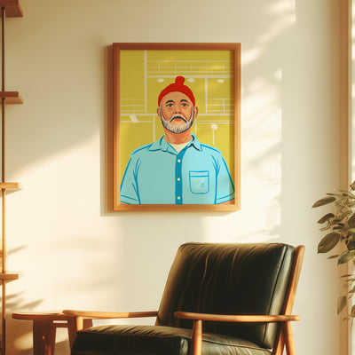 Steve Zissou Portrait