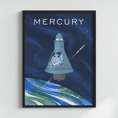 Mercury NASA Mission Poster