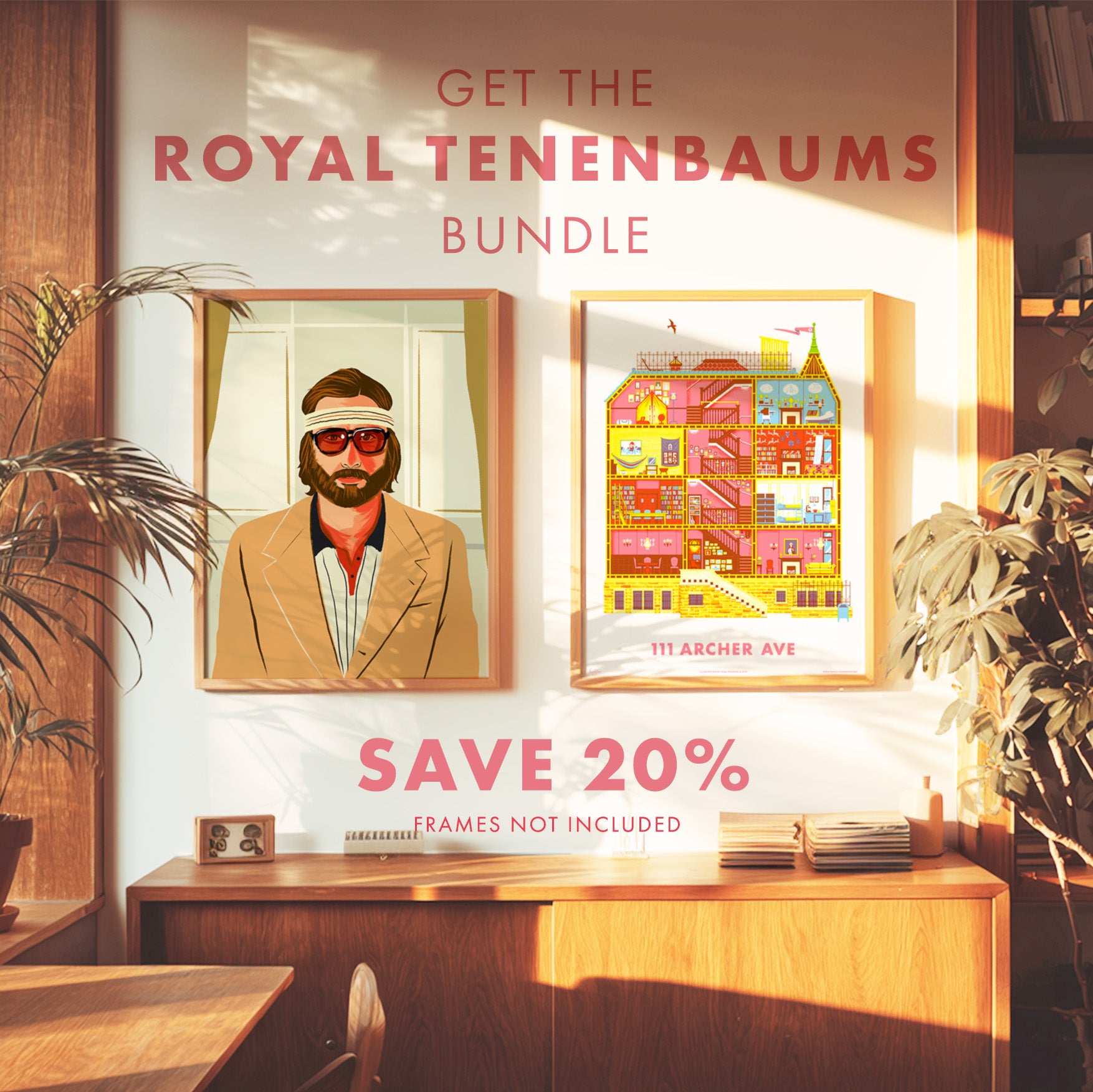 Royal Tenenbaums 111 Archer Ave Print