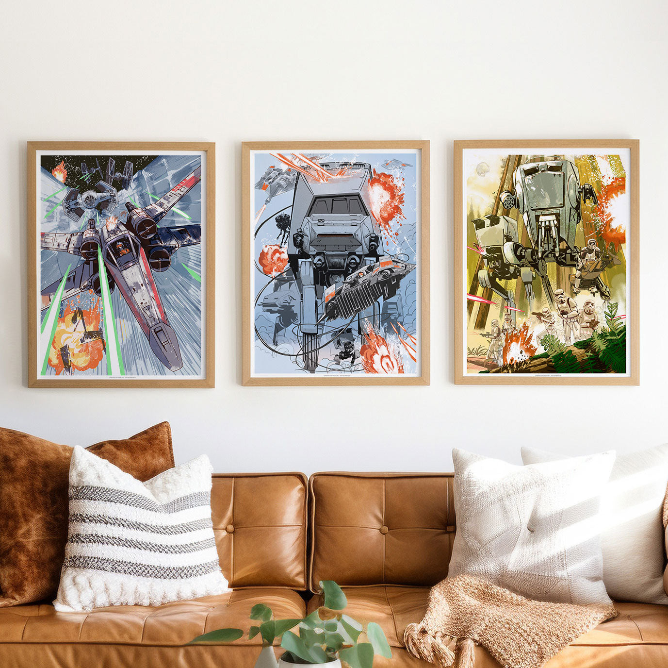 Star Wars Battle Scene Art