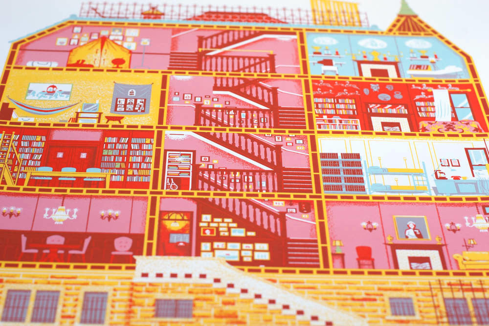 Royal Tenenbaums 111 Archer Ave Print