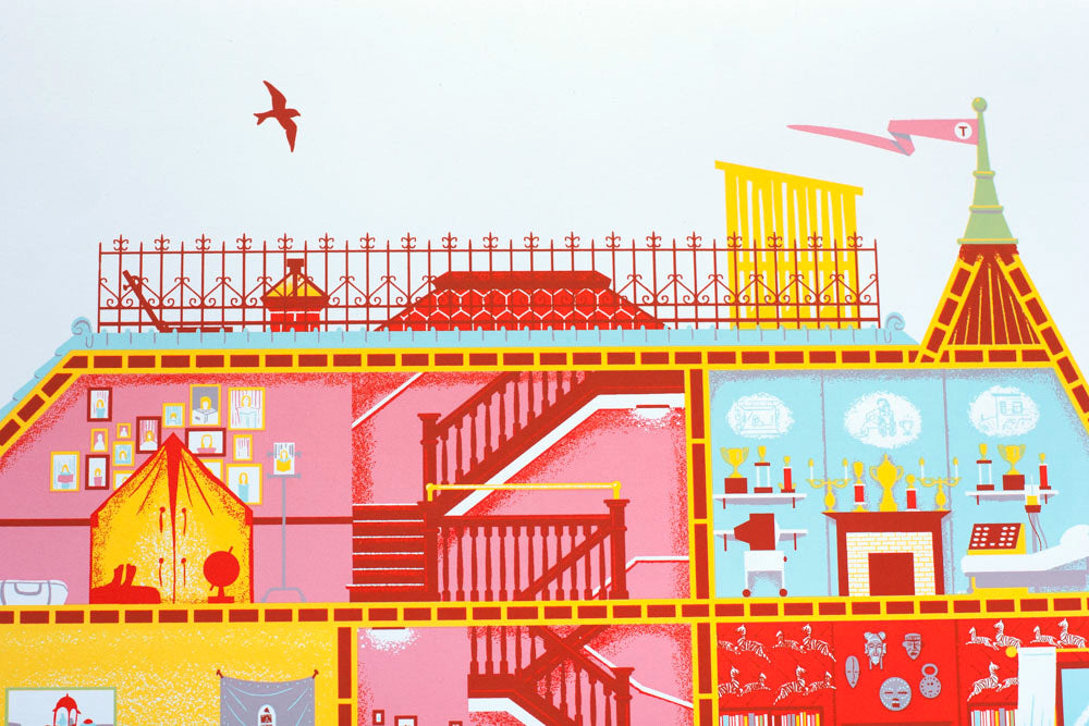 Royal Tenenbaums 111 Archer Ave Print