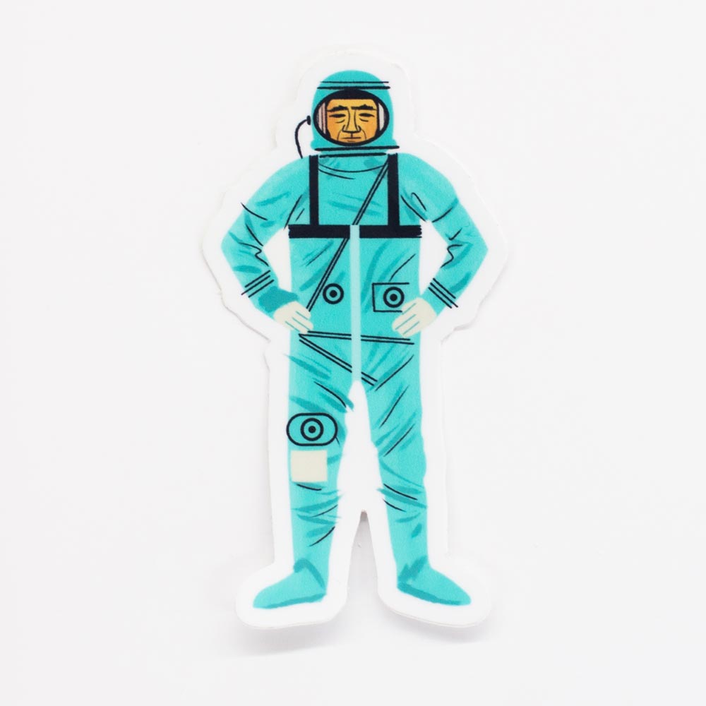 Mercury Astronaut Sticker