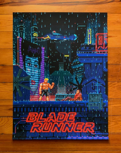 Blade Runner Pixel Art Print