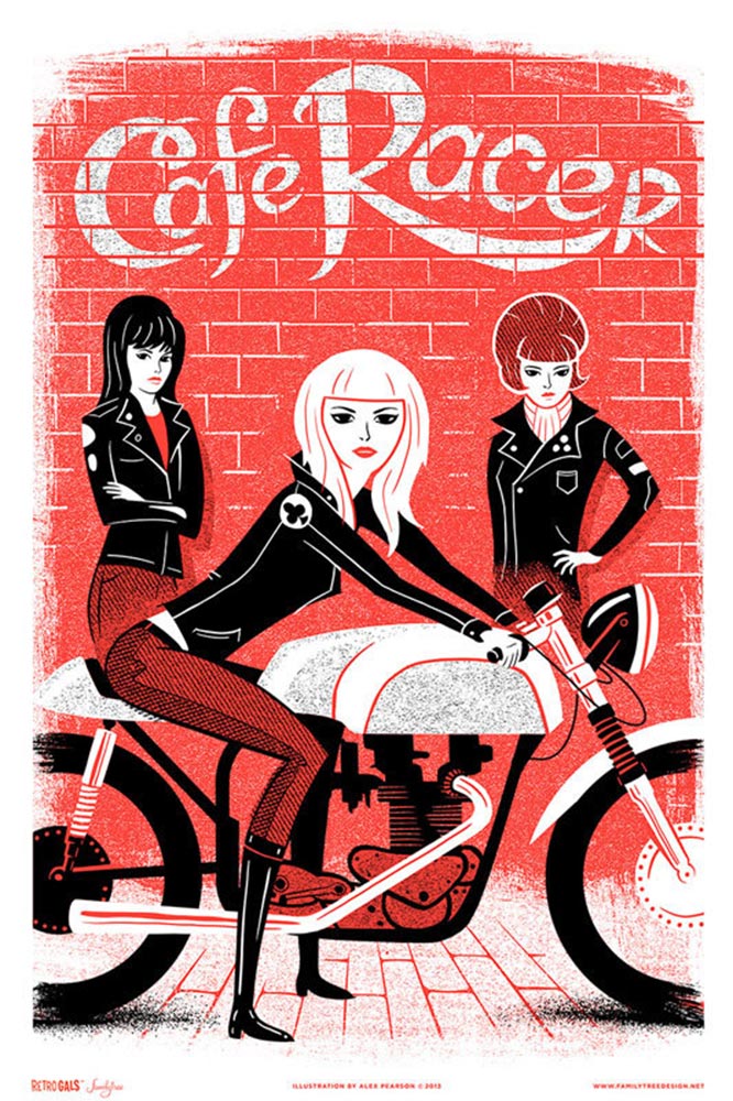 Retro Gals : Cafe Racer