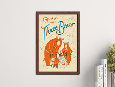 Fairy Tales Goldilocks and the Three Bears Print