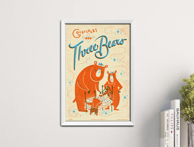Fairy Tales Goldilocks and the Three Bears Print