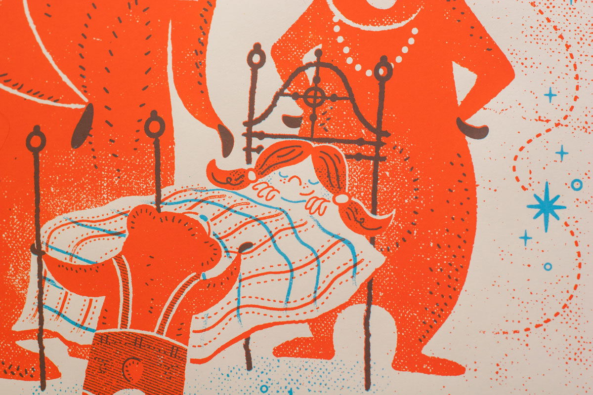 Fairy Tales Goldilocks and the Three Bears Print