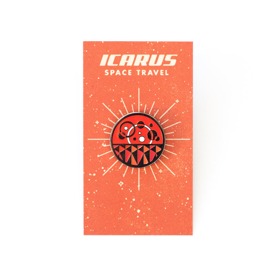Icarus Mars Enamel Pin