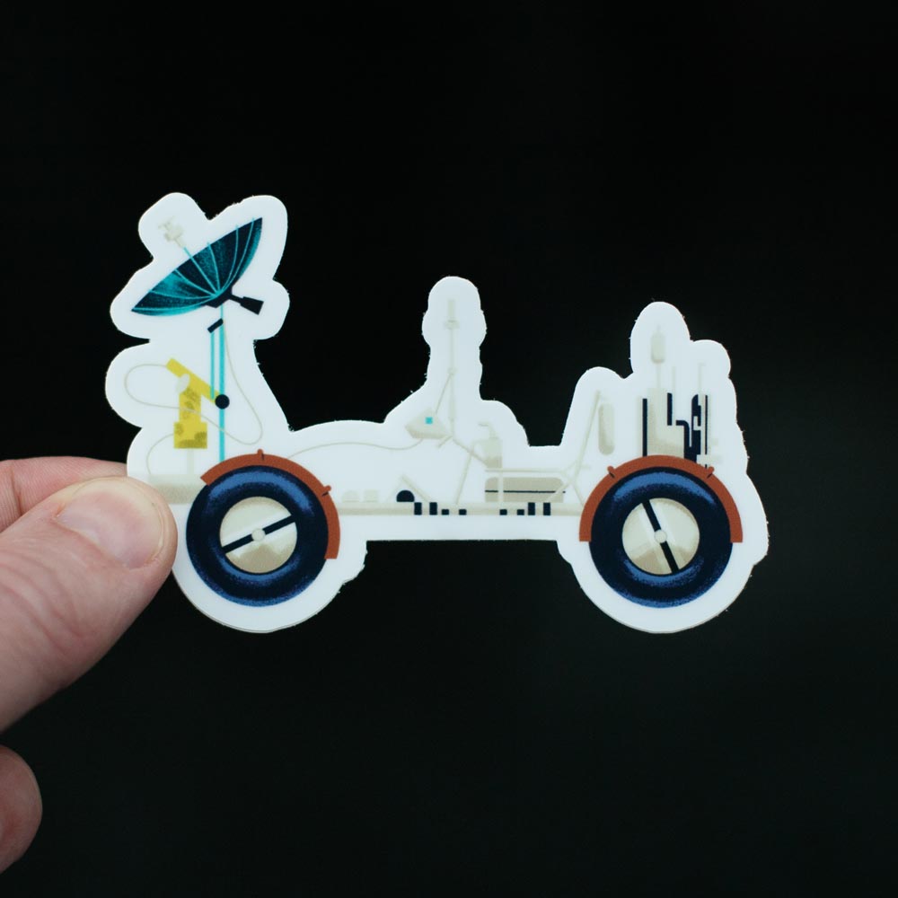Lunar Rover Sticker