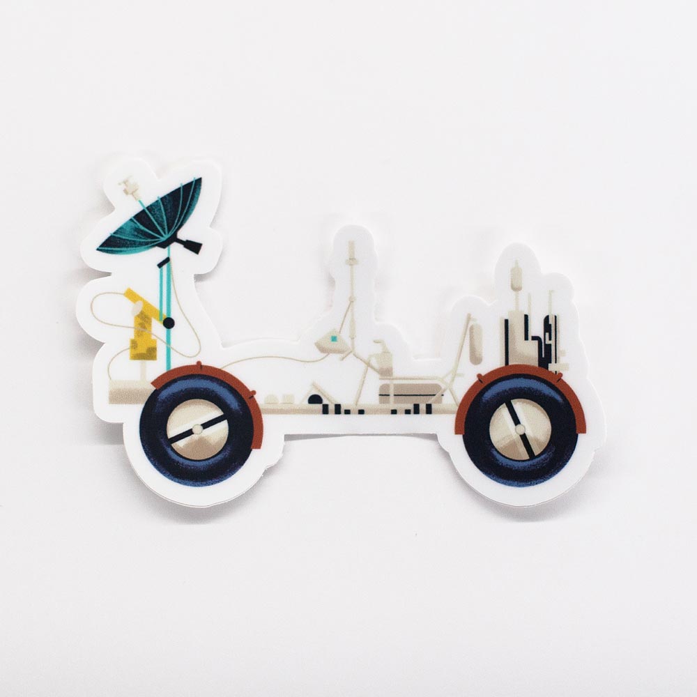 Lunar Rover Sticker