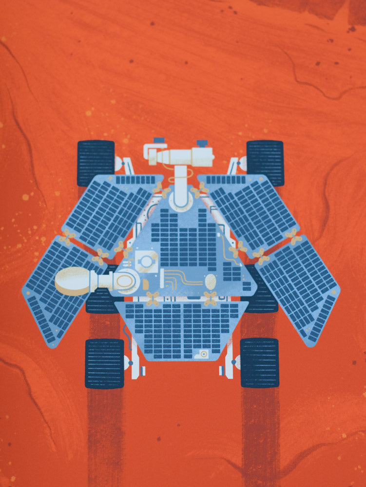 Opportunity Mars Rover NASA Poster