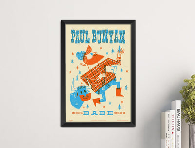 Fairy Tales Paul Bunyan Print