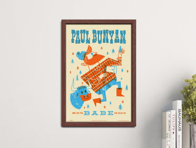 Fairy Tales Paul Bunyan Print